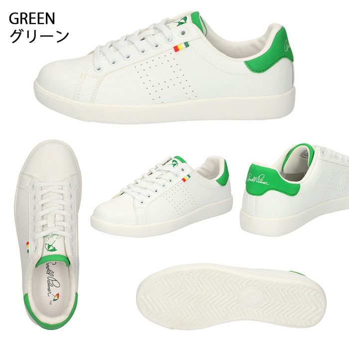 アーノルドパーマー スニーカー レディース 黒 白 ローカット AL0702 702 軽量 ARNOLD PALMER 靴 シューズ 紐靴