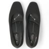 レディース パンプス 黒 ヒール 5cm 靴 5540 ブラック 4E ワイズ ビジネス リクルート 冠婚葬祭 幅広 スクエアトゥ マジカルステップス MAGICAL STEPS