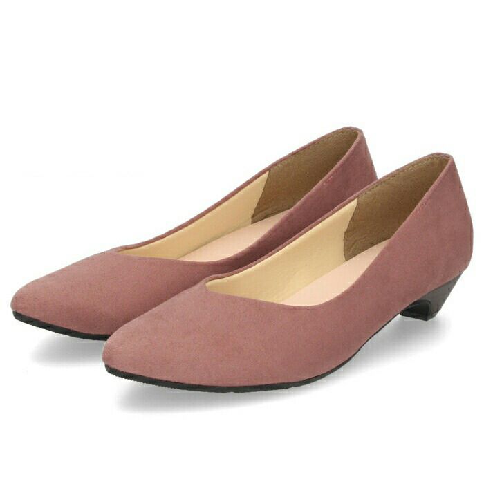 パンプス ローヒール 日本製 Vカット 痛くない 走れる 歩きやすい アーモンドトゥ 高反発 レディース 大きいサイズ 小さいサイズ 美形パンプス Parade 3500