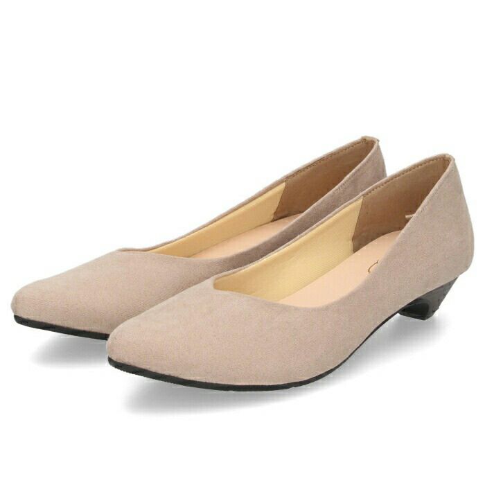 パンプス ローヒール 日本製 Vカット 痛くない 走れる 歩きやすい アーモンドトゥ 高反発 レディース 大きいサイズ 小さいサイズ 美形パンプス Parade 3500