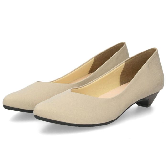 パンプス ローヒール 日本製 Vカット 痛くない 走れる 歩きやすい アーモンドトゥ 高反発 レディース 大きいサイズ 小さいサイズ 美形パンプス Parade 3500