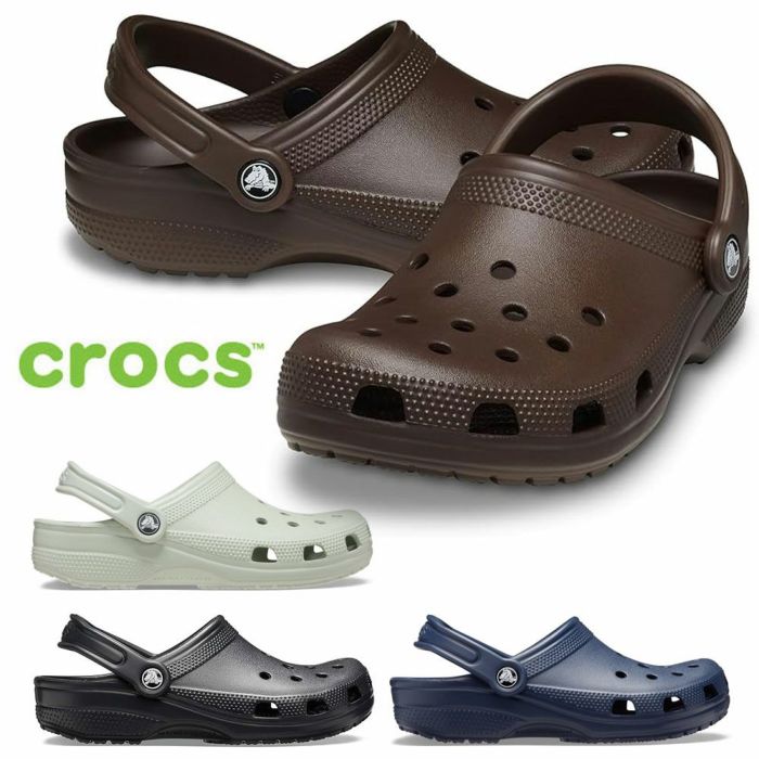 クロックス レディース メンズ サンダル 定番 サボ 10001 クラシック クロッグ アウトドア ストラップ 黒 Classic Clog crocs