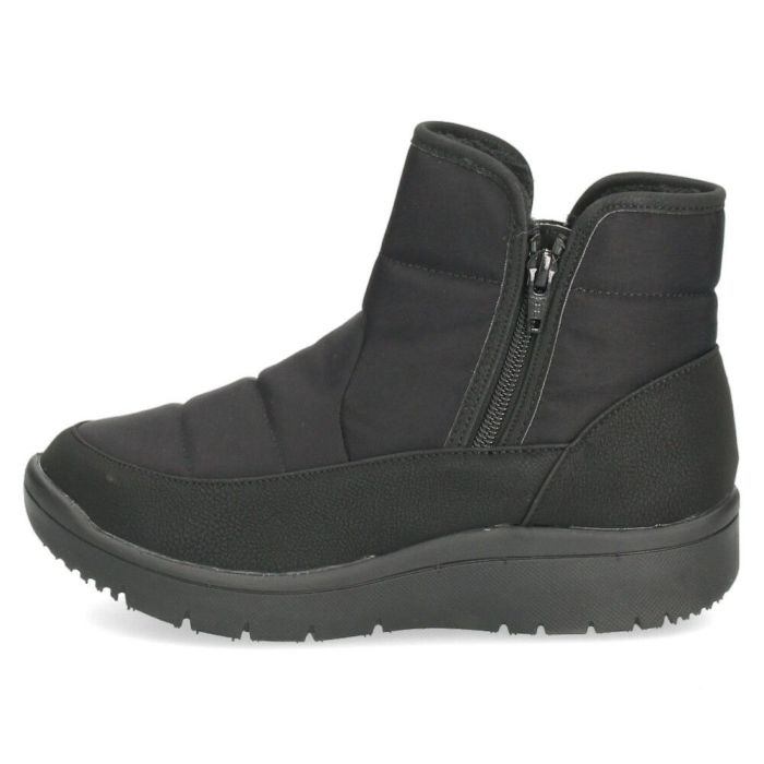 パンジー レディース ショートブーツ 靴 生活防水 撥水加工 4666 Pansy サイドジップ 厚底 幅広 4E 軽量 防滑 防寒 ブラック 黒 グレー