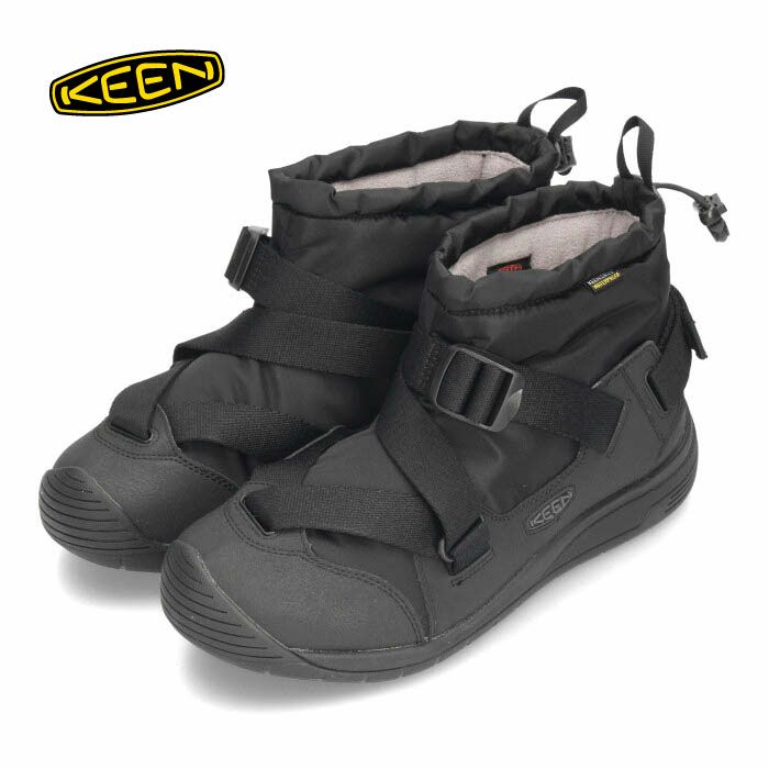 KEEN キーン ブーツ レディース ウィンターブーツ 防水 防寒 雨 雪 フッドゼラ ウォータープルーフ 1025476 HOODZERRA WP ブラック