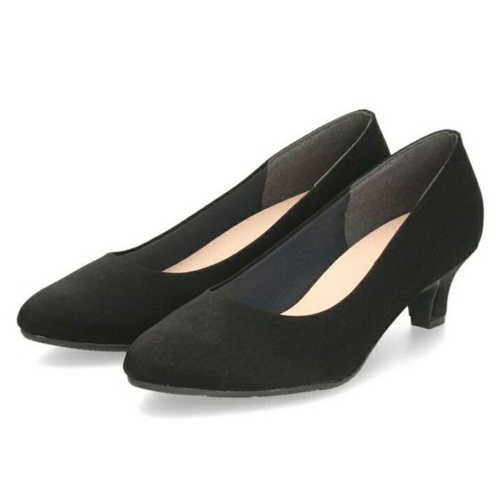 靴 レディース 歩きやすい パンプス 疲れない 日本製 4E 幅広 5cm ヒール アーモンドトゥ 高反発 痛くなりにくい 走れる Parade 美形パンプス 4500 