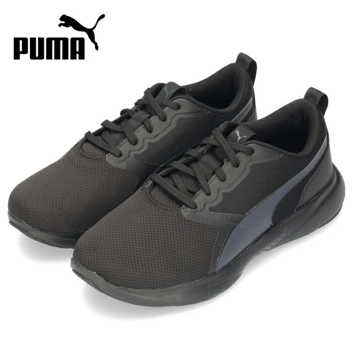 PUMA プーマ メンズ スニーカー ソフトライド フィール WIDE 376746-02 ブラック Softride Feel Wide ランニング 軽量 クッション性 通気性 セール