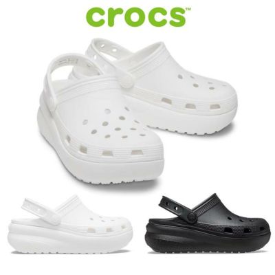 クロックス サンダル 厚底 キッズ crocs キューティー クラッシュ クロッグ 207708 ホワイト ブラック イエロー ピンク パープル  子供靴 セール Parade公式オンラインストア