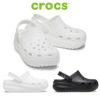 クロックス キッズ 女の子 男の子 サンダル crocs クラシック クロックス キューティー クロッグ 207708 ホワイト ブラック