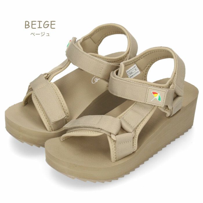 アーノルドパーマー サンダル レディース AL5501 ブラック ブラウン ベージュ 厚底 スポーツサンダル 黒 茶色