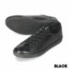LEON レオン メンズ レザー スニーカー 4160 天然皮革 紳士靴 カジュアル ホワイト ブラック