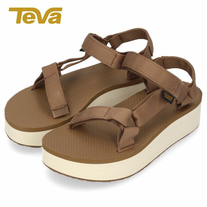 Teva テバ サンダル レディース 厚底 1008844 フラットフォーム ユニバーサル ブラウン バーチ スポーツサンダル 靴 軽量