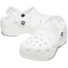 CROCS クロックス サンダル レディース メンズ クラシックプラットフォームクロッグ 206750 ホワイト ボーン ブラック CLASSIC PLATFORM CLOG 厚底 コンフォート