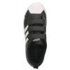 adidas アディダス キッズ ジュニア レディース スニーカー ストリートチェック STREETCHECK CF K GW6476 黒 ブラック 子供 靴 シューズ レザー 本革 セール