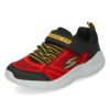 スケッチャーズ SKECHERS キッズ ジュニア スニーカー ボーイズ SNAP SPRINTS-ULTRAVOLT 97546L-RDBK ベルクロ レッド ブラック