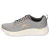 スケッチャーズ スニーカー メンズ GO WALK_FLEX QUOTA 216481-GYOR グレー 靴 シューズ ローカット SKECHERS セール