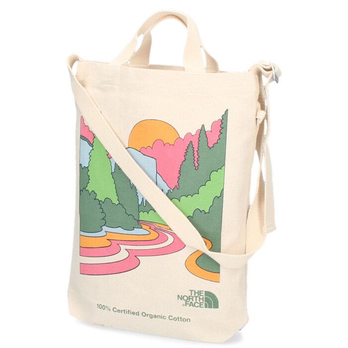 ザ ノースフェイス トートバッグ キッズ オーガニック コットン トート NMJ82250 8Ｌ バッグ オーガニック セール