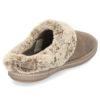 スケッチャーズ レディース サボ サンダル ファー COZY CAMPFIRE 167625-TPE トープ スリッポン ぺたんこ 靴 カジュアル SKECHERS セール