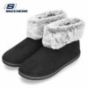 スケッチャーズ ブーツ レディース ムートンブーツ SKECHERS COZY CAMPFIRE 167627-BLK ブラック ショートブーツ セール