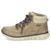 スケッチャーズ ブーツ レディース ショートブーツ SKECHERS SYNERGY 167425-TPE ブラック 撥水 防寒 防滑 ウィンターシューズ セール　