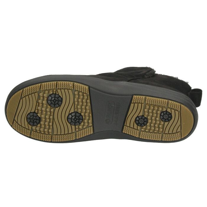 ブーツ レディース ショートブーツ ボア 保温 生活防水 カジュアルシューズ Pansy パンジー 靴 4690 ブラック 黒 幅広 5E