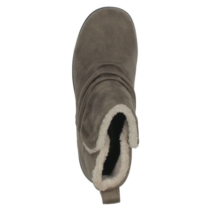 ブーツ レディース ショートブーツ ボア 保温 生活防水 カジュアルシューズ Pansy パンジー 靴 4690 ブラック 黒 幅広 5E