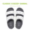 crocs クロックス メンズ レディース サンダル コージーサンダル COZZZY SANDAL 207446 ボア付き あったか ブラック アイボリー ブラック