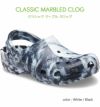 クロックス サンダル メンズ レディース クラシック マーブル クロッグ CROCS CLASSIC MARBLED CLOG 206867 ホワイト ブラック シューズ 軽量　 