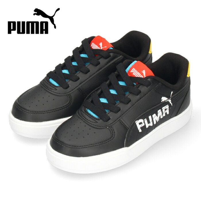 PUMA プーマ スニーカー キッズ ジュニア シューズ 389733-02 ケーブン ブランドラブ PS ブラック 子供靴 黒 セール