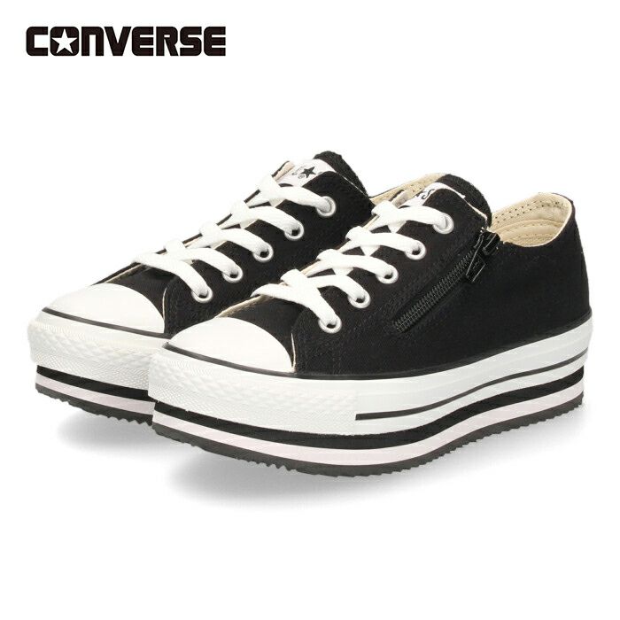 CONVERSE コンバース キッズ スニーカー チャイルド オールスター N チャンキーライン Z OX 37302471 ブラック 厚底 子供靴 セール