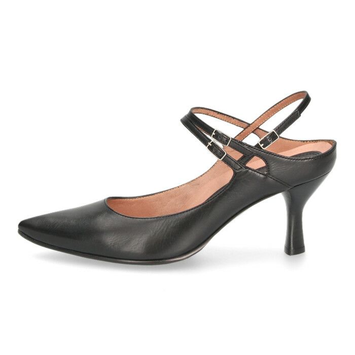 ラボキゴシ ワークス レディース パンプス ヒール バックストラップ 本革 12678 ブラック サンド ベージュ ダークグリーン 靴 日本製 RABOKIGOSHI works