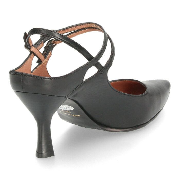 ラボキゴシ ワークス レディース パンプス ヒール バックストラップ 本革 12678 ブラック サンド ベージュ ダークグリーン 靴 日本製 RABOKIGOSHI works