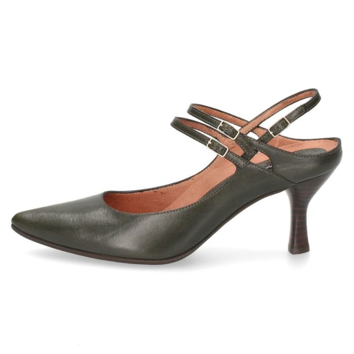 ラボキゴシ ワークス レディース パンプス ヒール バックストラップ 本革 12678 ブラック サンド ベージュ ダークグリーン 靴 日本製 RABOKIGOSHI works