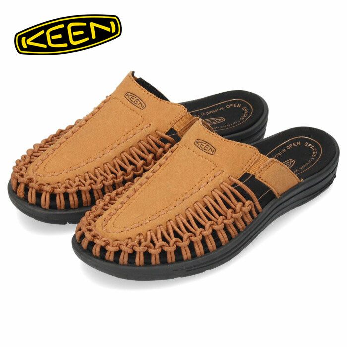 キーン ユニーク スライド サンダル KEEN UNEEK 2 SLIDE ユニーク ツー スライド 1022372 Cathay Spice/Black メンズ 靴