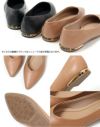 パンプス フラットヒール 黒 ポインテッドトゥ コンフォート きれいめ PICCADILLY ピカジリー 274065 1.5cm レディース ブラック ブラウン シルバー ベージュ デザインヒール セレモニー