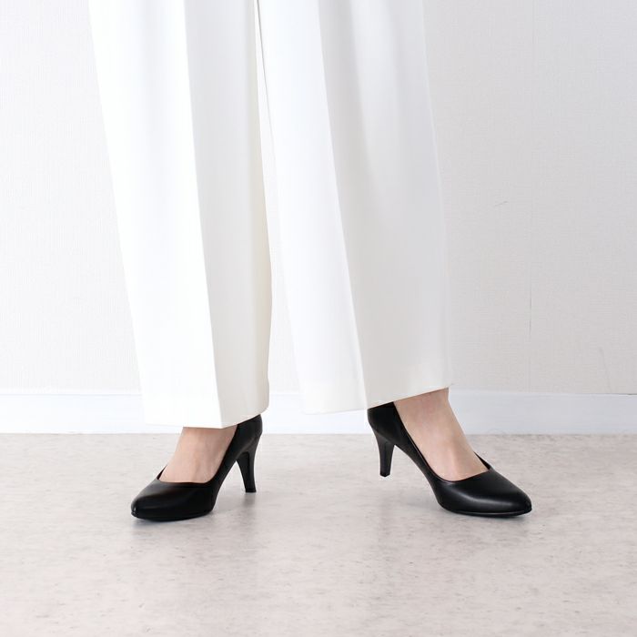 パンプス ハイヒール 黒 ポインテッドトゥ コンフォート きれいめ PICCADILLY ピカジリー 745076 7cm レディース ブラック ベージュ ホワイト セレモニー