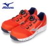 MIZUNO 安全靴 ミズノ オールマイティ VH51LBOA F1GA2306 ブラック　ベージュ オレンジ  プッシュプル式ダイヤル ワーキング メンズ スニーカー  3E