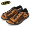 KEEN キーン メンズ サンダル ユニーク ツー オーティー 10272287  UNEEK II OT ブラック/カリー オープントゥ スニーカー シューズ 靴