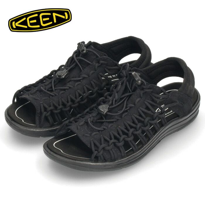 KEEN キーン レディース サンダル ユニーク ツー オーティ 1027297 UNEEK II OT ブラック オープントゥ スニーカー シューズ 靴