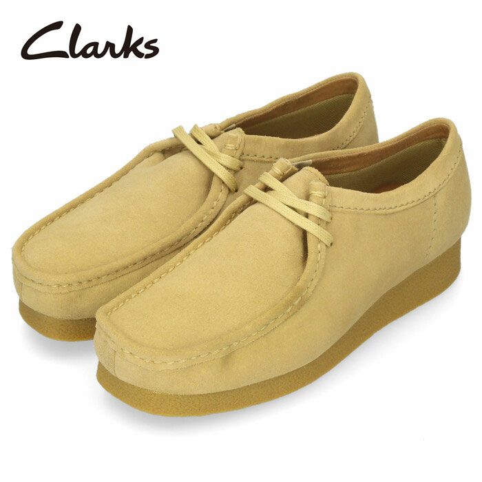 Clarks クラークス ワラビー エヴォ ウォータープルーフ 26172818 Wallabee EVO WP メープルスエード モカシン メンズ レディース シューズ 本革 防水