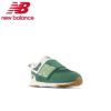 ニューバランス スニーカー キッズ ベビー new balance NW574 CO1 グリーン 子供靴 面ファスナー ワイズW メッシュスエード 軽量 セール