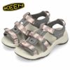 KEEN キーン サンダル レディース グレー ASTORIA WEST OPEN 1027179 FAWN/TIE DYE