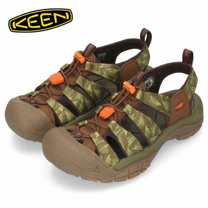 KEEN キーン メンズ サンダル カーキ グリーン NEWPORT RETRO 1027452 SMOKEY BEAR/MILITARY OLIVE