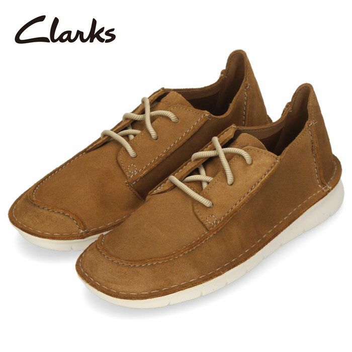 Clarks クラークス スニーカー メンズ 靴 カジュアルシューズ 627J TANS ダークタン スエード 茶色 ローカット 本革 ブラウン