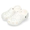 crocs クロックス サンダル キッズ クラシック スターリー グリッター クロッグ CLASSIC STARRY GLITTER CLOG 208619  ホワイト 軽量 子供靴