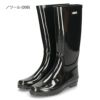 AIGLE エーグル レディース レインブーツ エリオサ ZZFS061 008 ノワール ELIOSA NOIR A ブラック 黒 ラバーブーツ 長靴 防水 光沢