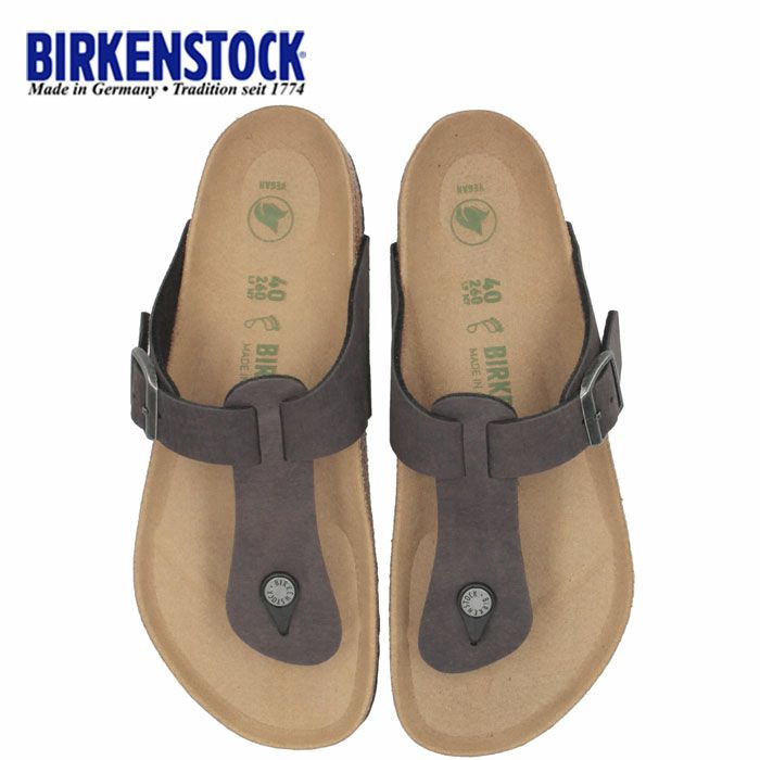 BIRKENSTOCK ビルケンシュトック サンダル メンズ Medina メディナ マイクロファイバー 1024515 デザートダストブラック トングサンダル レギュラー