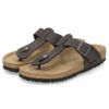 BIRKENSTOCK ビルケンシュトック サンダル メンズ Medina メディナ マイクロファイバー 1024515 デザートダストブラック トングサンダル レギュラー