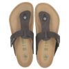 BIRKENSTOCK ビルケンシュトック サンダル メンズ Medina メディナ マイクロファイバー 1024515 デザートダストブラック トングサンダル レギュラー