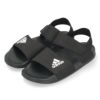 ADIDAS アディダス キッズ サンダル ADILETTE_K GW0344 ベルクロ ブラック 