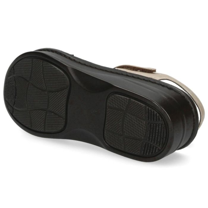 サンダル レディース 厚底 ウエッジソール ストラップ コンフォート NICO ニコ 41711 黒 ブラック ライトグレー　オレンジ カジュアル 本革 日本製